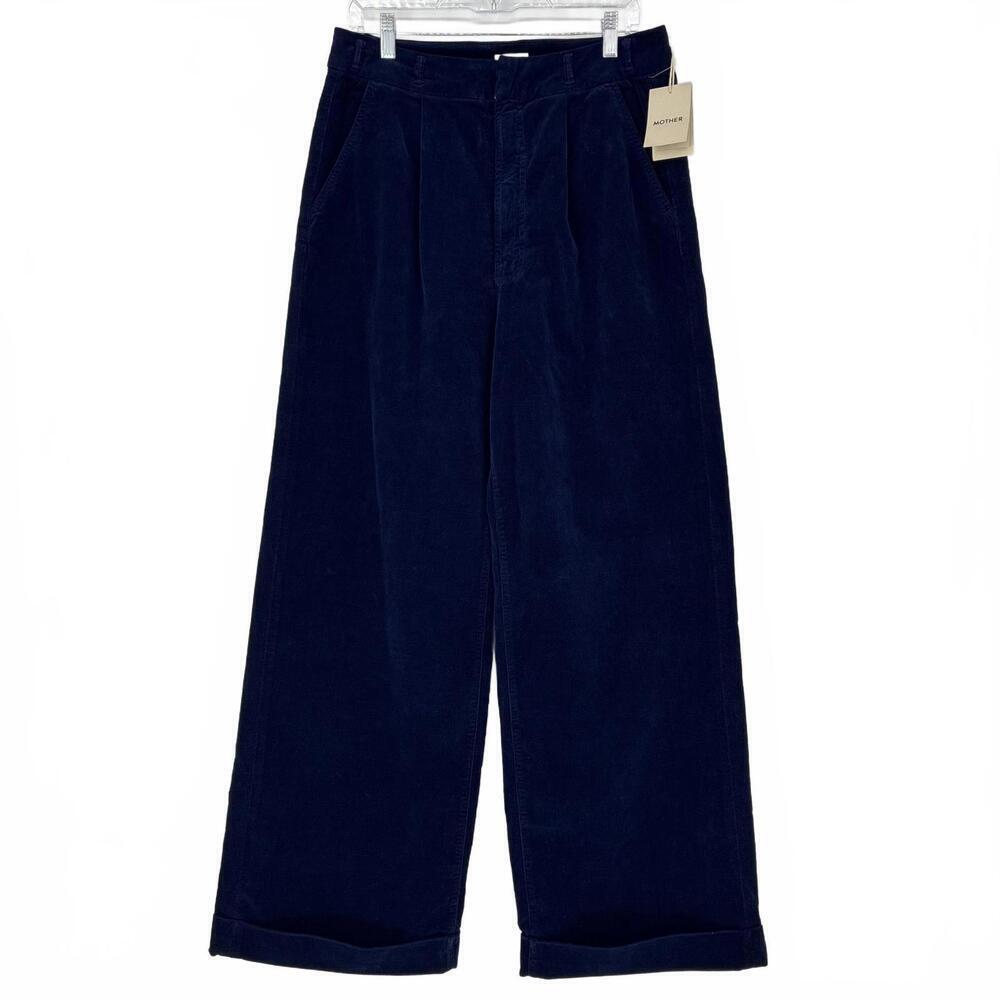 Anthropologie MOTHER The Big-League Prep Cuff Heel Corduroy Pants Wms Sz 30